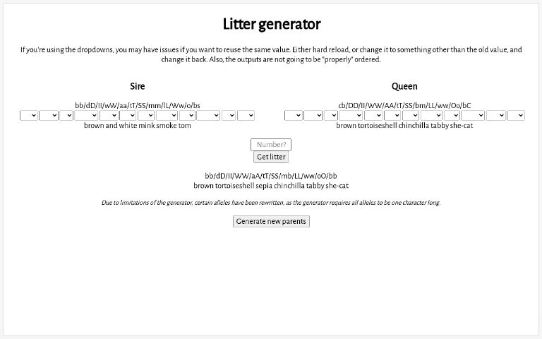 litter theme generator