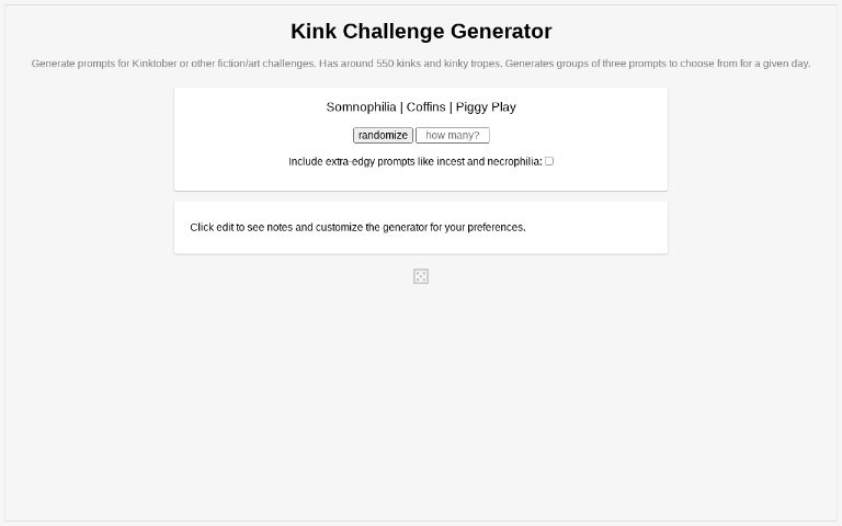 Kink Challenge Generator