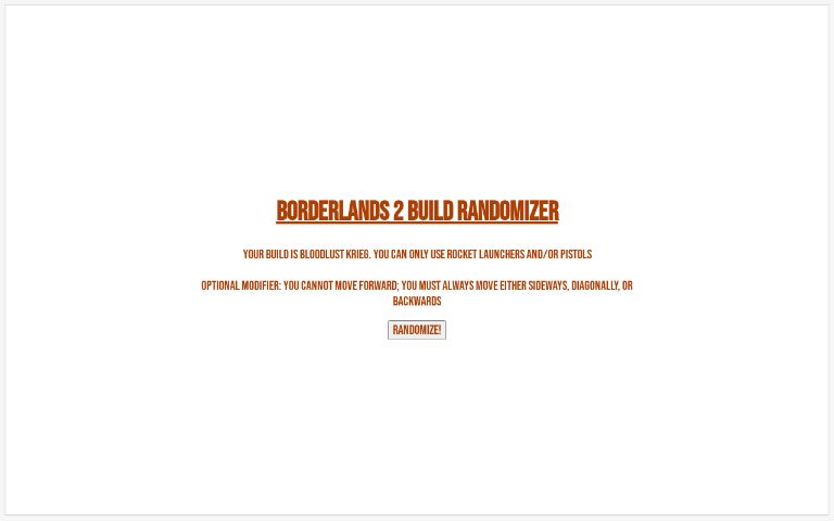 borderlands 2 joltzdude139 randomizer