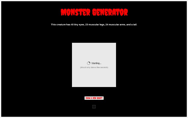 Monster Generator