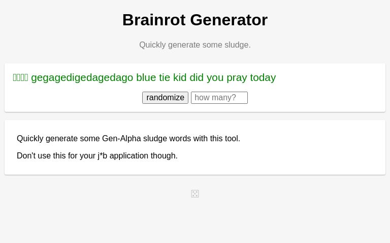 Brainrot Generator