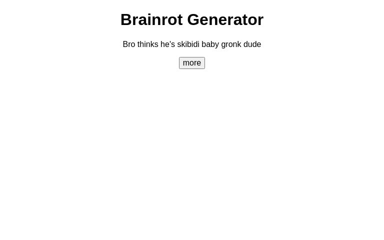 Brainrot Generator