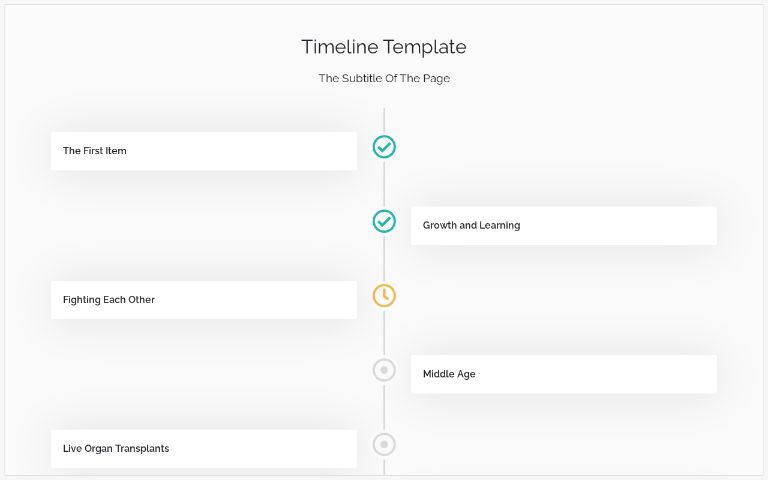 Timeline Template ― Perchance Generator