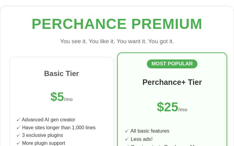 Perchance Premium ― Perchance Generator