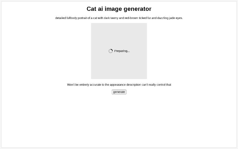 Cat ai image generator