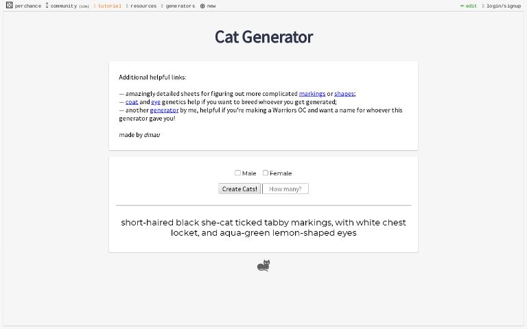 Realistic Cat Generator Short Description