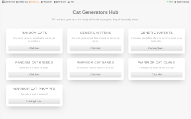 Cat Generators ― Perchance