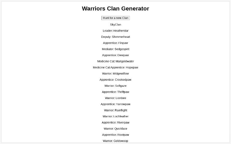 warriors-clan-generator