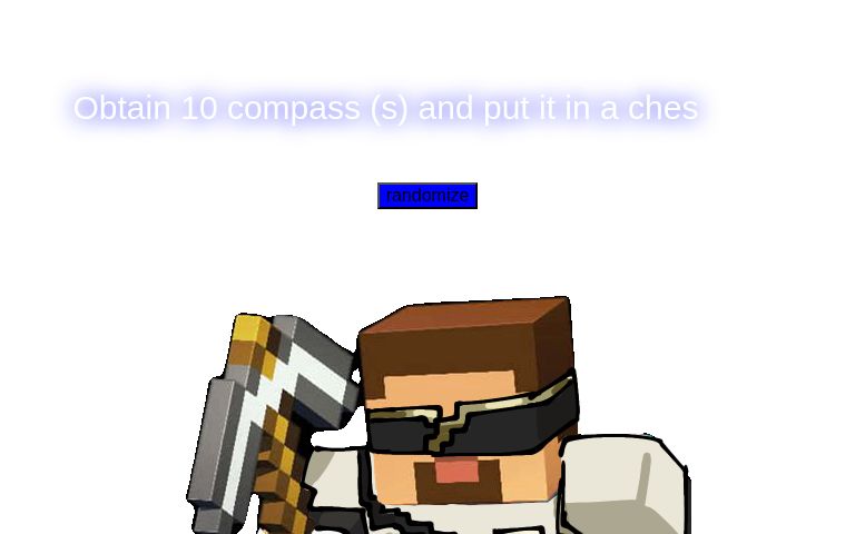 Minecraft Prescript-inator ― Perchance Generator