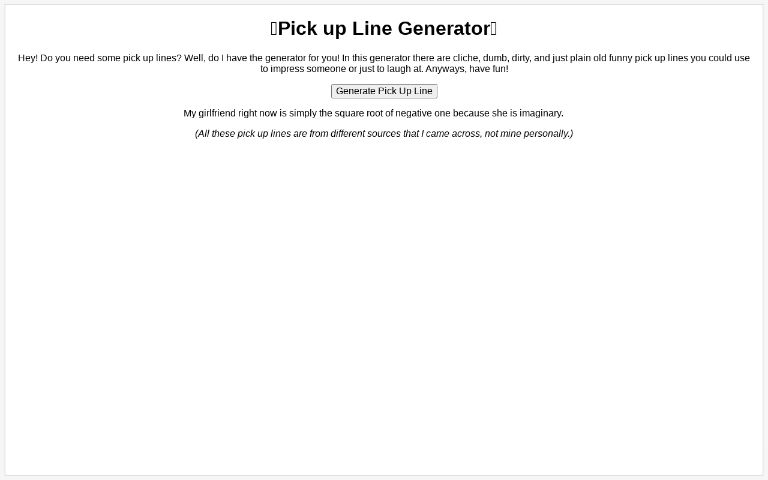 pick-up-line-generator