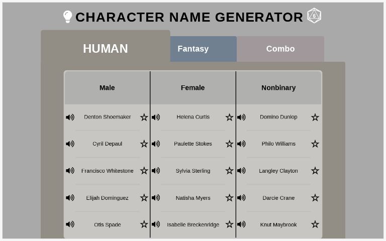 School teacher Probably live Character Name Generator ― Perchance