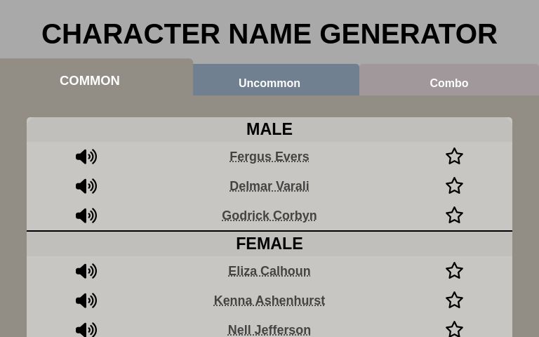 character-name-generator