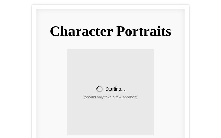 Character Portraits ― Perchance Generator