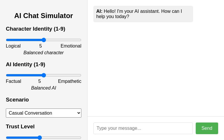 AI Chat Simulator