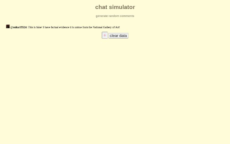 chat simulator