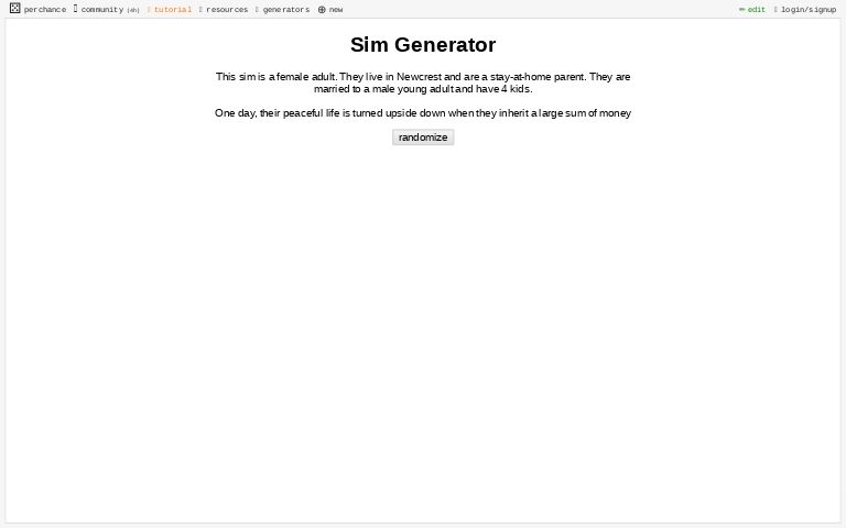 Sim Generator
