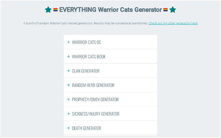 Make a Cat - Warriors Fanclan