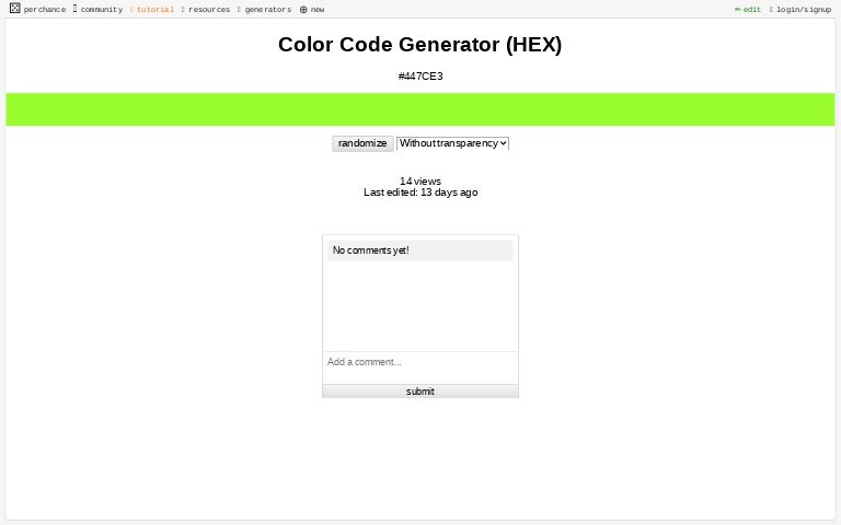 color-code-generator-hex-perchance