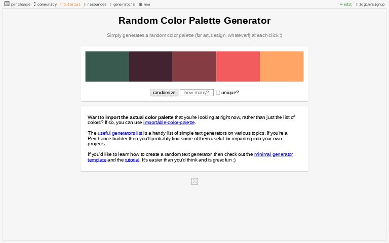 random-color-palette-generator-perchance