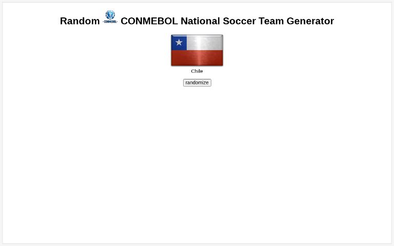 random-conmebol-national-soccer-team-generator