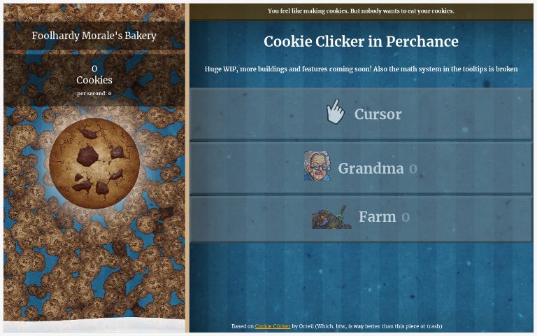 Cookie Clicker Playthrough! 