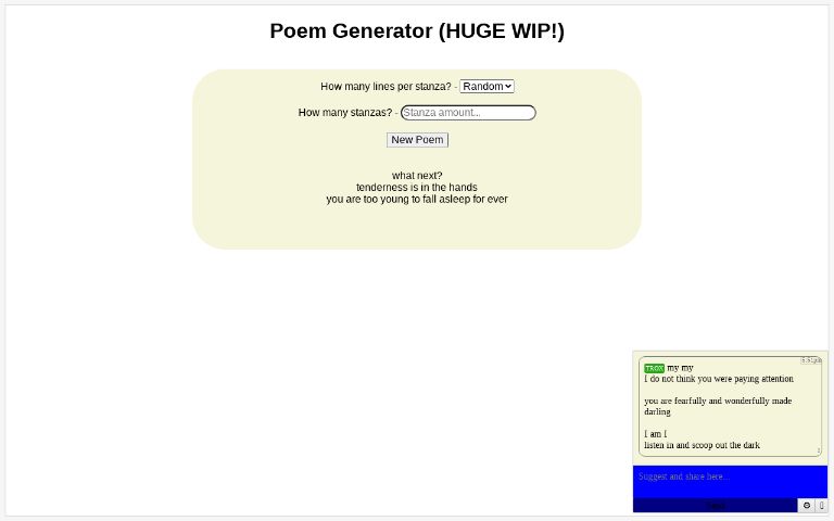 Image Result For Quick Poem Generator