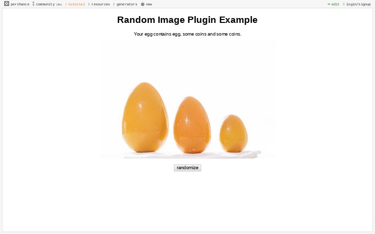Random Image Plugin Example