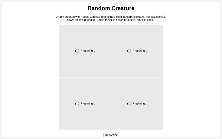 Random Creature ― Perchance Generator