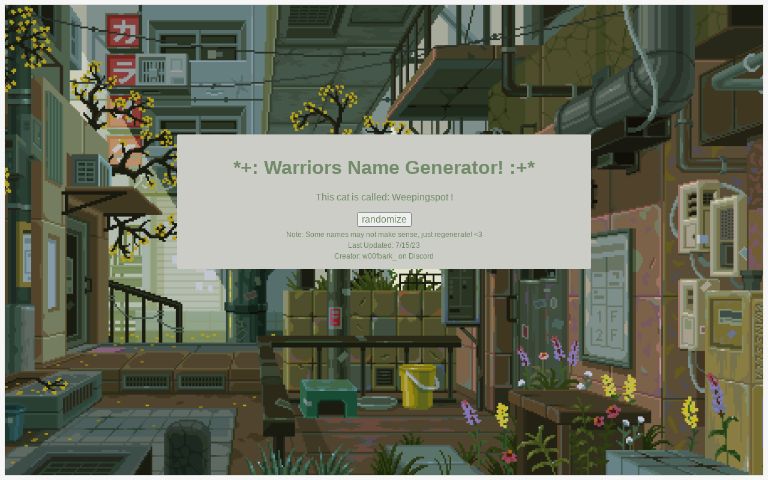 warriors-name-generator