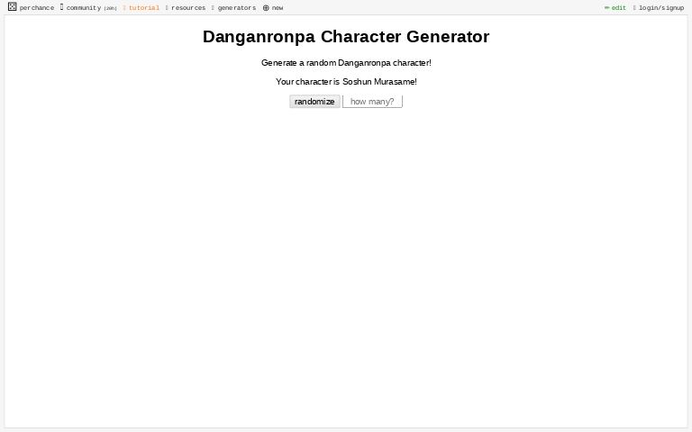 danganronpa-character-generator-perchance