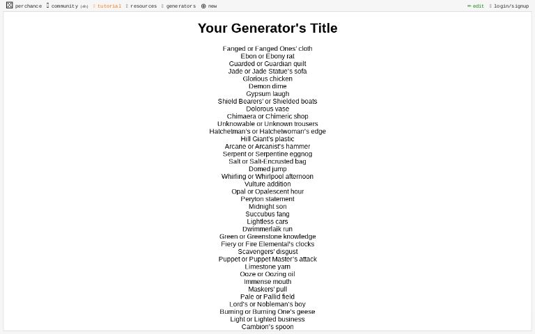 D9gyalf360 ― Perchance Generator