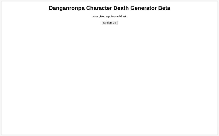 Character Generator (beta) ~
