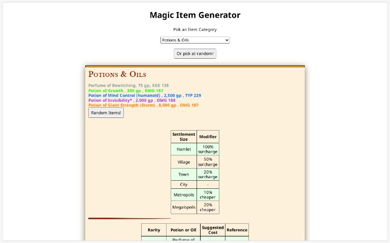 world of warcraft item generator