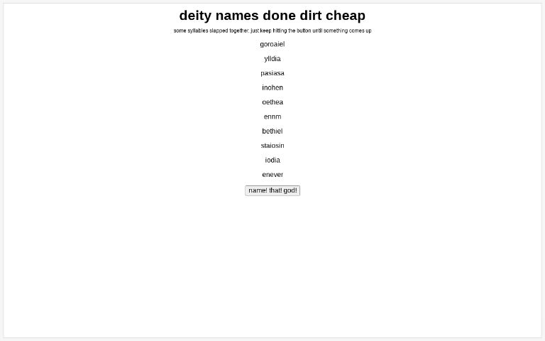 deity-names-done-dirt-cheap-perchance-generator