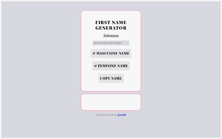 first-name-generator