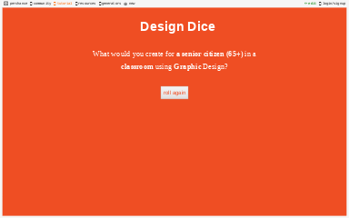 Design Dice ― Perchance Generator