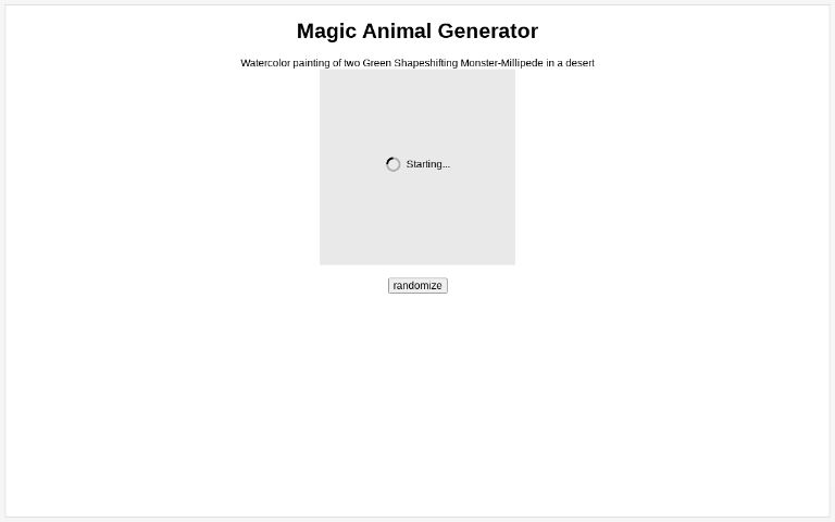 Magic Animal Generator