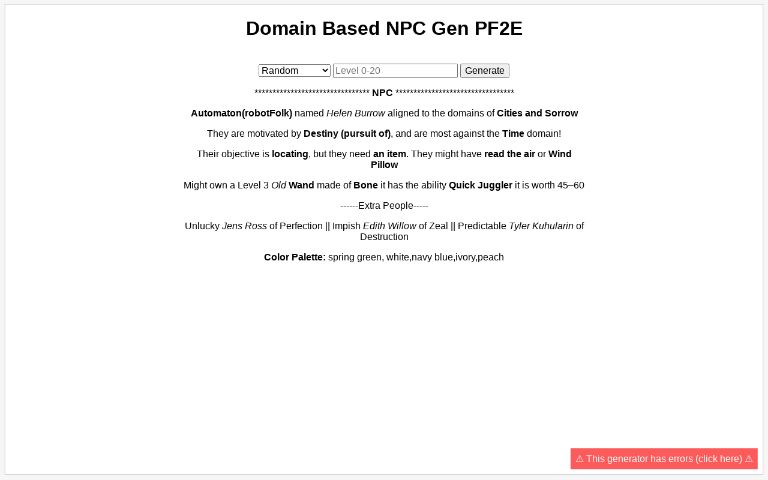 pf2 lightning domain