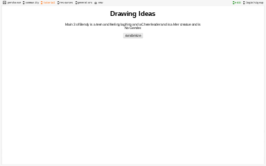 Drawing Ideas ― Perchance Generator