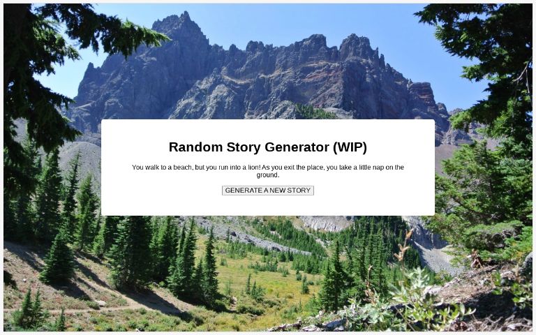 Random Story Generator (WIP)