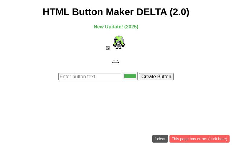 HTML Button Maker DELTA (2.0) ― Perchance Generator