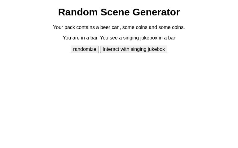 Random Scene Generator