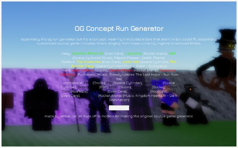OG Concept Run Generator
