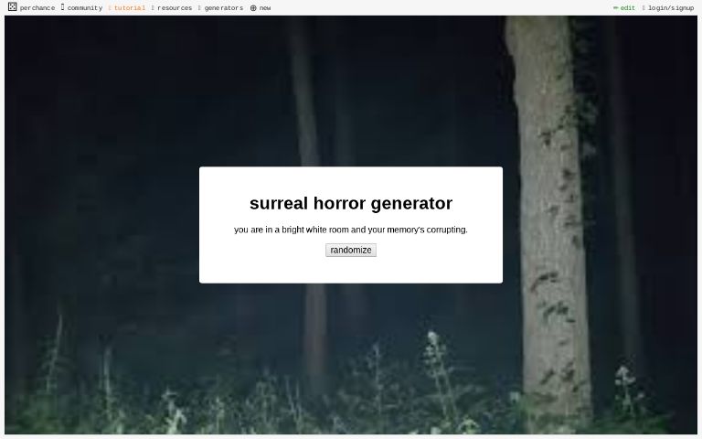 surreal-horror-generator