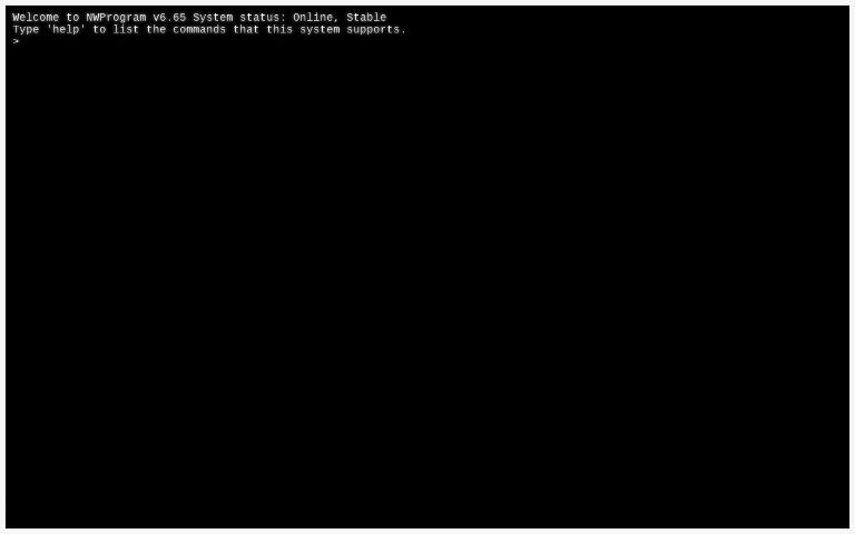 Interative Terminal Template ― Perchance Generator image.