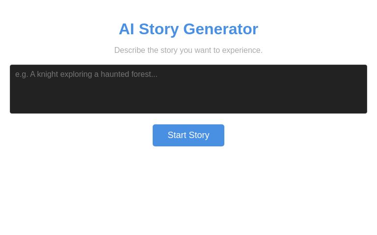 AI Story Generator