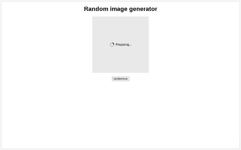 Random image generator