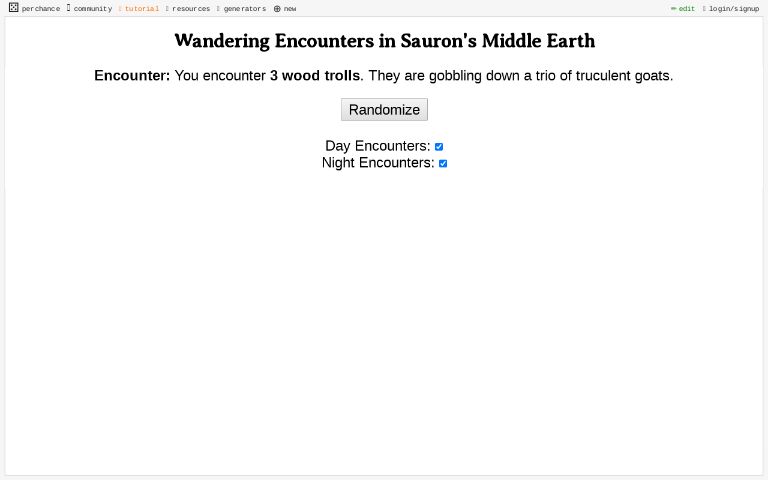 wandering-encounters-in-sauron-s-middle-earth-perchance-generator