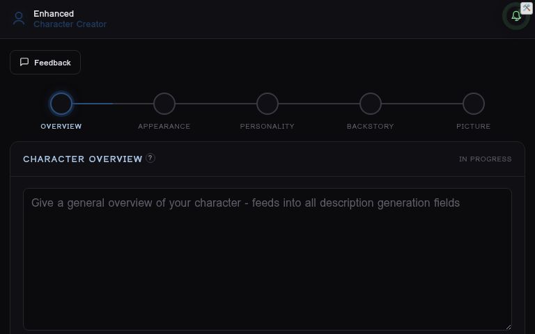Enhanced Character Description Generator
