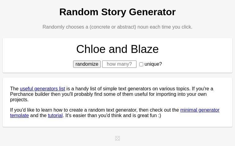 Random Story Generator